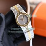 Replica Chopard St.Moritz 5156 2-Tone Rose Gold Steel Strap Grey Dial Watch